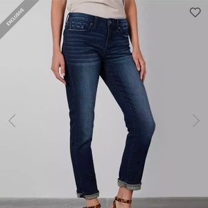 - Buckle Black Fit No. 256 Boyfriend Stretchy Denim Jeans sz 25